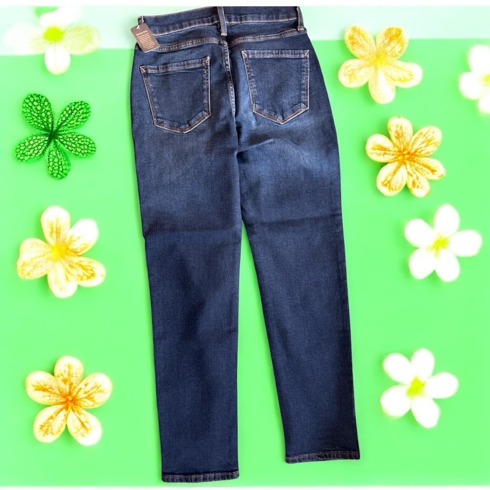 Women’s a.n.a Jeans High-Rise Dark Rinse Straight Leg Size 4 NWT - Picture 9 of 15
